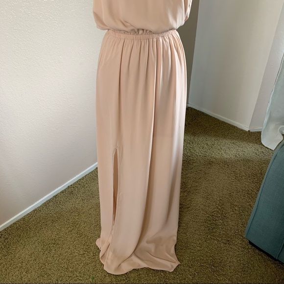 Show Me Your MuMu Heather Halter Dusty Blush Crisp - Picture 4 of 11